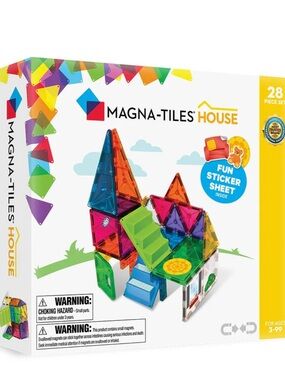 Magna-Tiles House 28-Piece Building Set - Multicolor